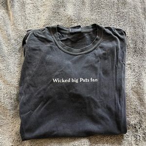 Wicked big pats fan shirt